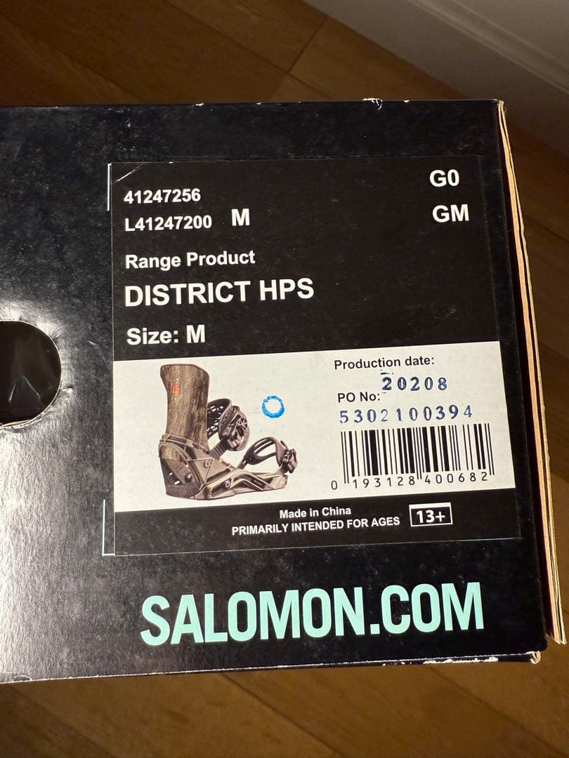SALOMON DISTRICT HPS ビンディング M