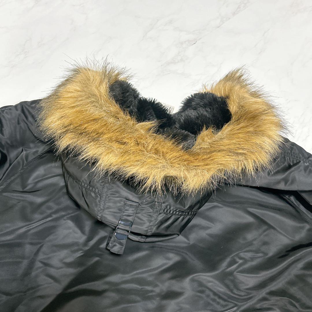 新品タグ付き✨Alpha Industries N-3B 希少4Lサイズ　黒