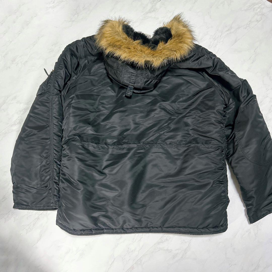 新品タグ付き✨Alpha Industries N-3B 希少4Lサイズ　黒