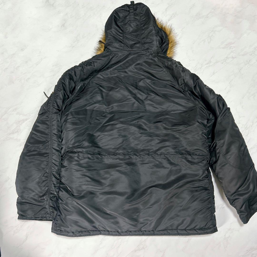 新品タグ付き✨Alpha Industries N-3B 希少4Lサイズ　黒