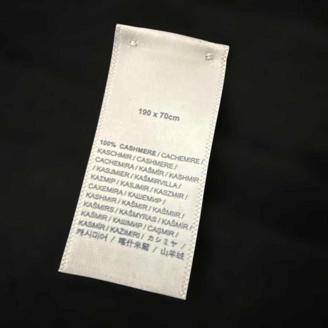 ジョンストンズ大判ストールブラック