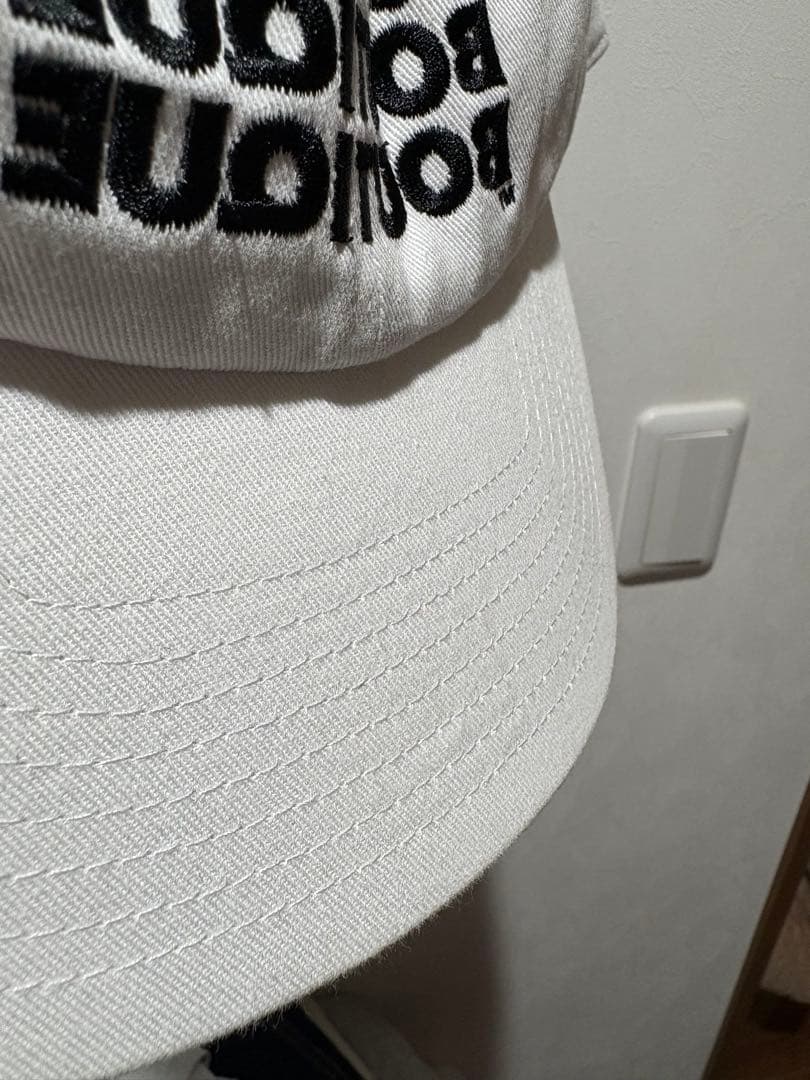 BOUTIQUE NEAT 金子恵治47 Brand キャップ ホワイト