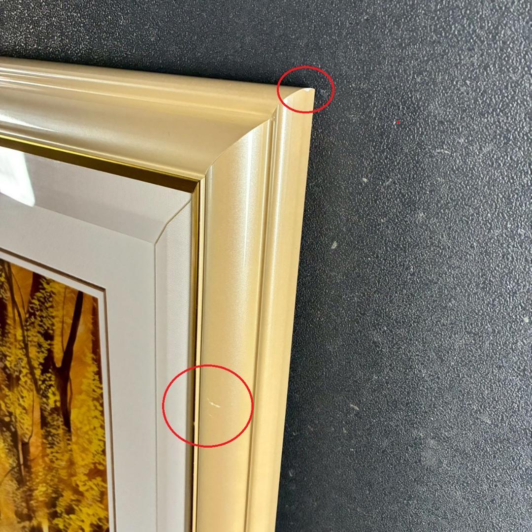 美品 ミッシェル・バテュ「フォーシーズン秋」シルクスクリーン 大作