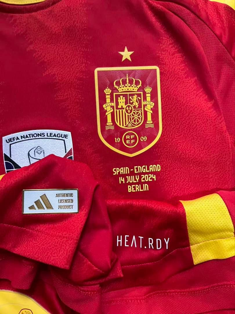 Lamine Yamal 直筆サインユニフォーム スペイン代表 UEFA決勝