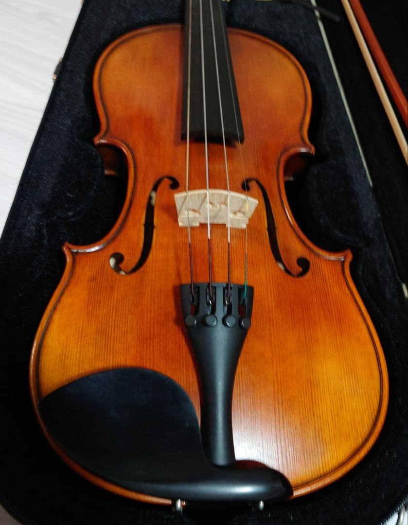 ニコロサンティNSN60S バイオリン　4/4 美品　弓、ケース、松脂、肩当付