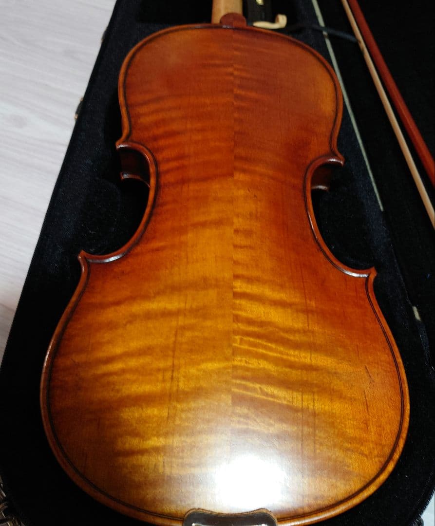 ニコロサンティNSN60S バイオリン　4/4 美品　弓、ケース、松脂、肩当付