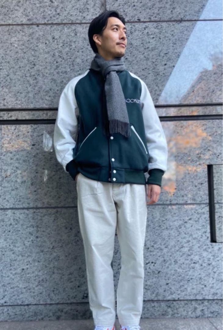 ユナイテッドアローズ別注 ジョンストンズ カシミア素材 2PLY 無地マフラー