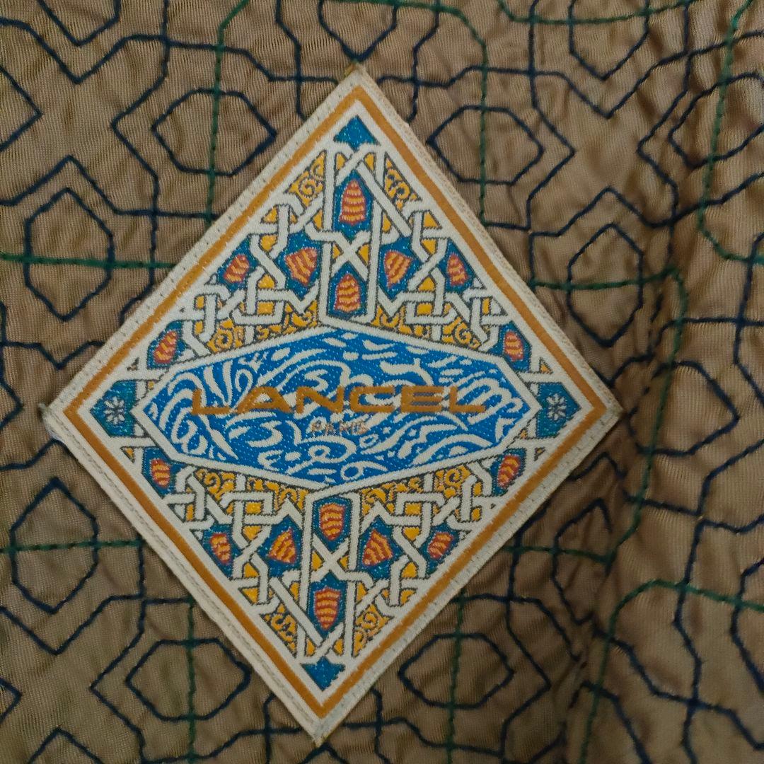 LANCEL モッズコート ジャケット ミリタリー L 裏地渋柄 日本製 希少