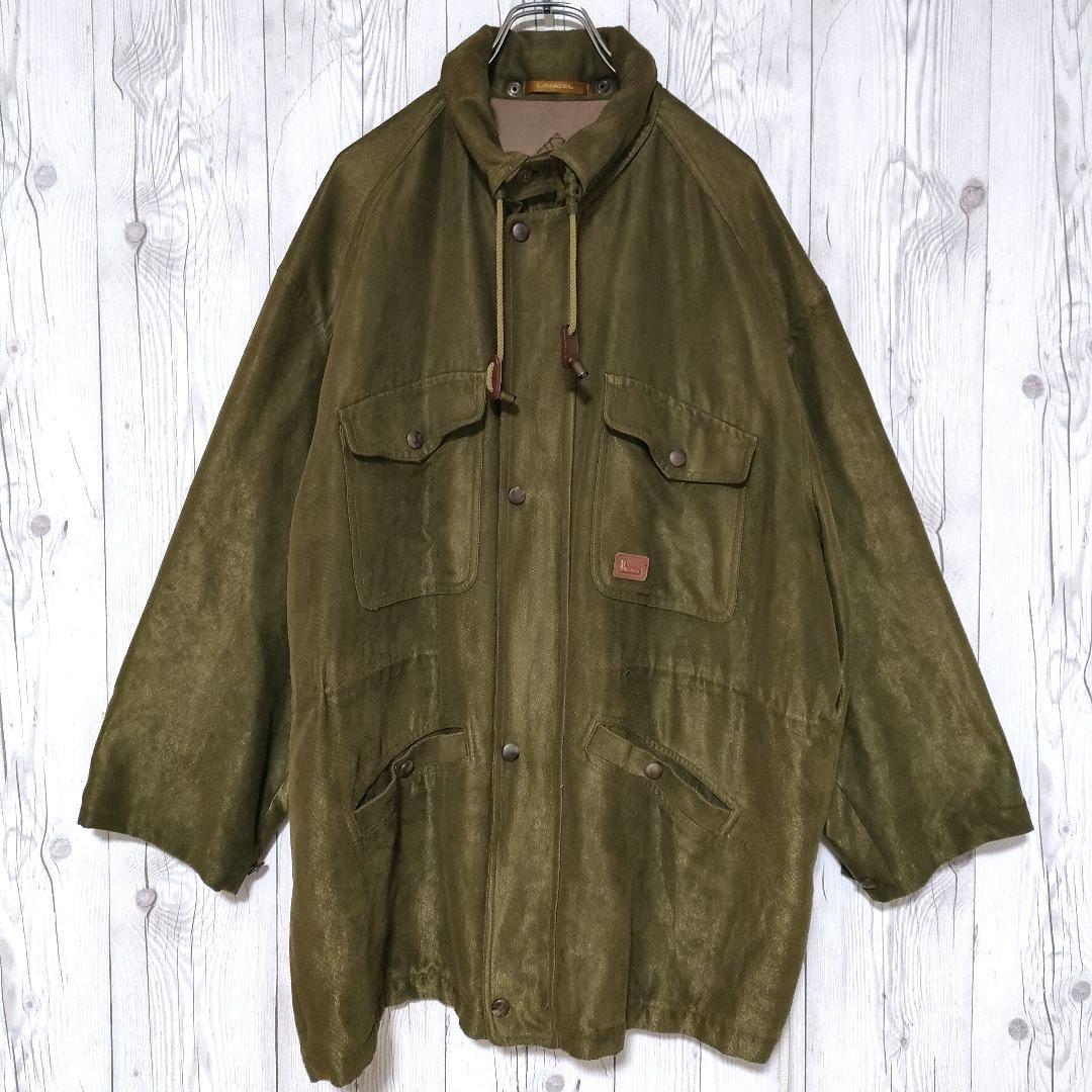 LANCEL モッズコート ジャケット ミリタリー L 裏地渋柄 日本製 希少