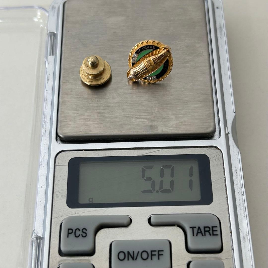 コカコーラ ヴィンテージ 25年勤続バッジ 社章 記念章