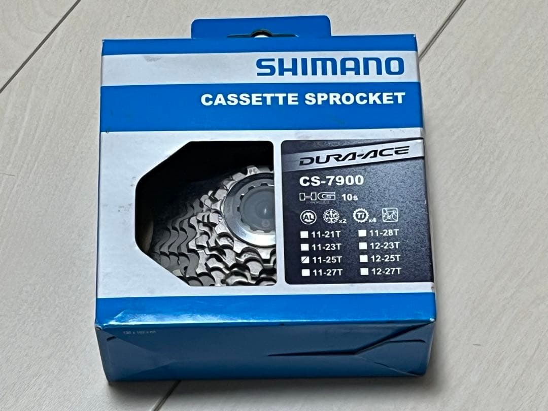 未使用CS-7900 DURA-ACE 10s 11-25T 中古12-23T - メルカリ