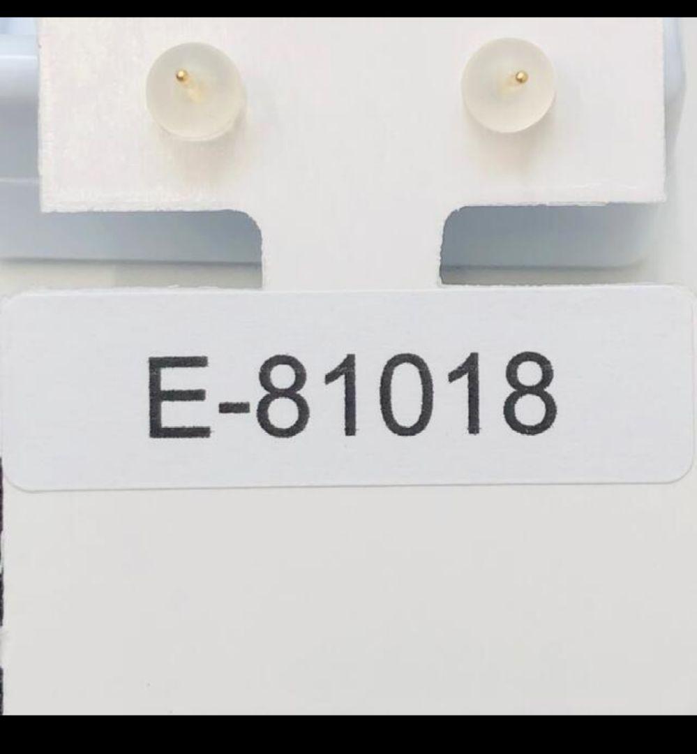 K18YG ピアス　　エリザベス女王　中古品