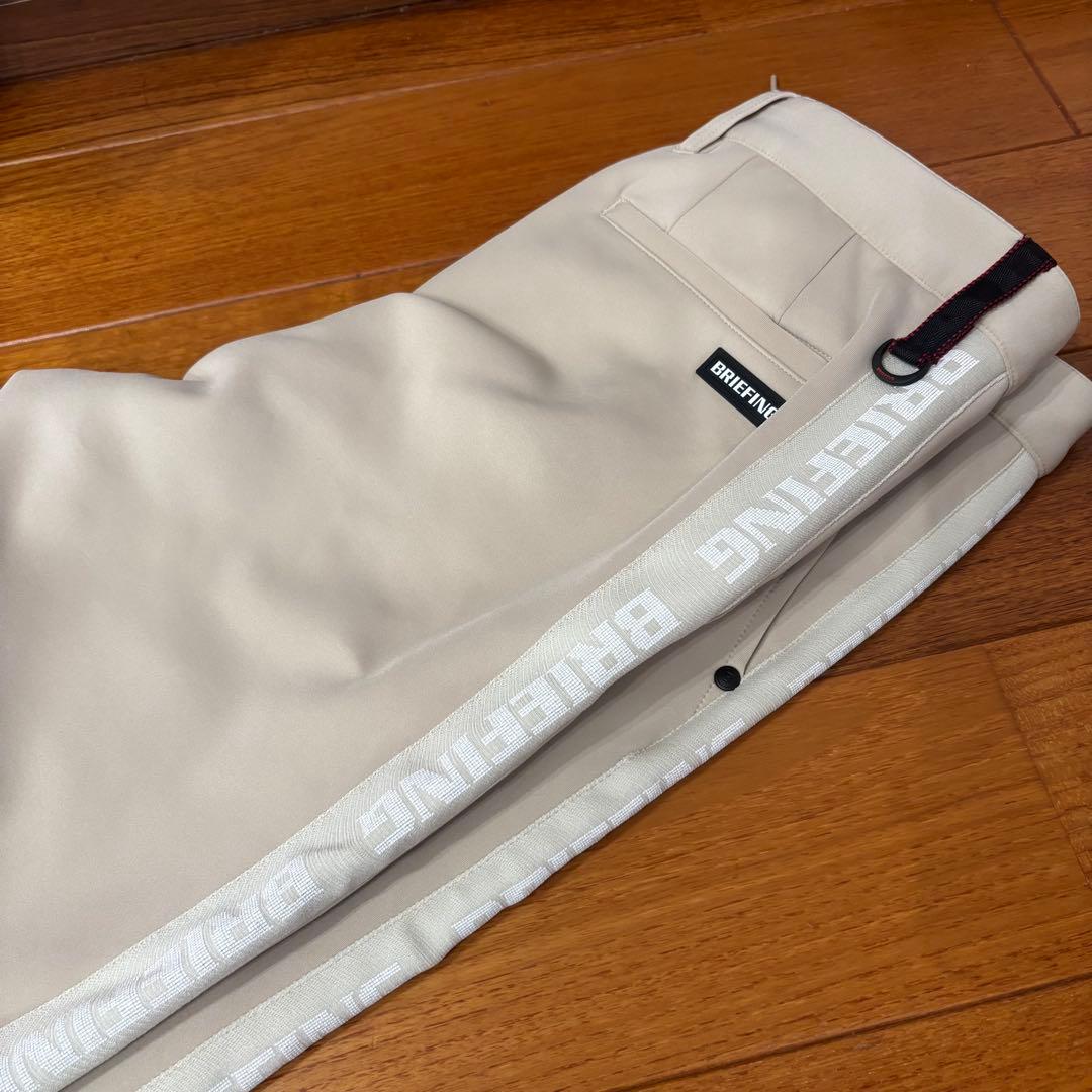 BRIEFING GOLF サイドロゴ セットアップ ベージュ 上L 下M - メルカリ