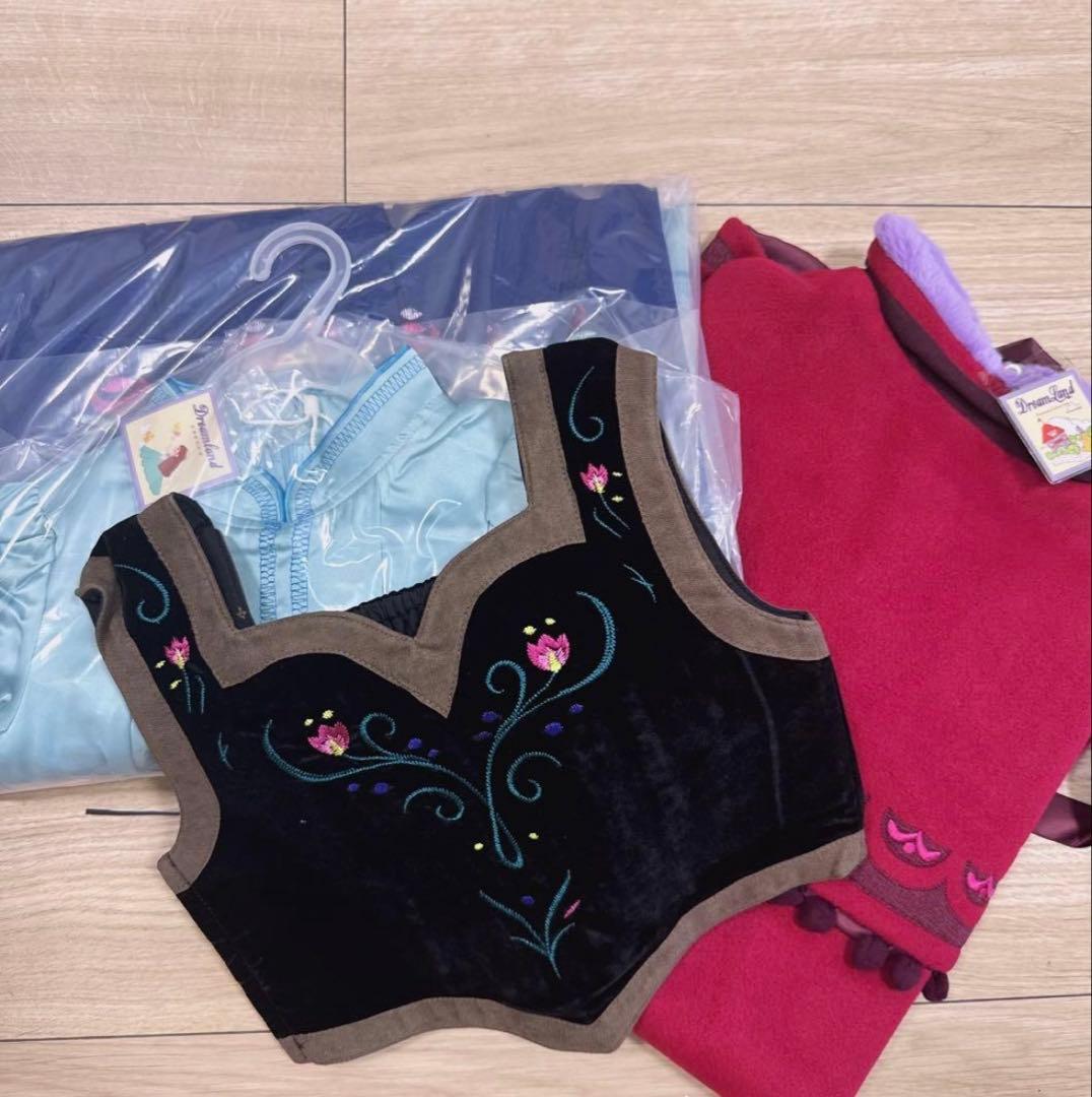 アナと雪の女王　アナ雪山ドレス　新品　120サイズ　ディズニー