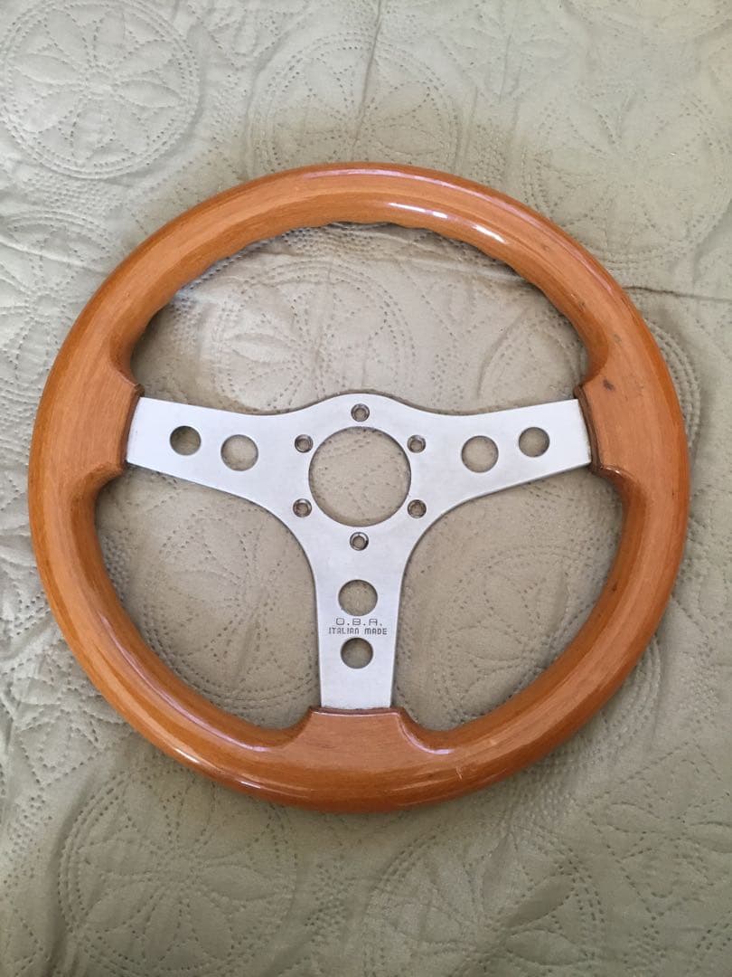 当時物 OBA O.B.A ステアリング 33パイ 希少