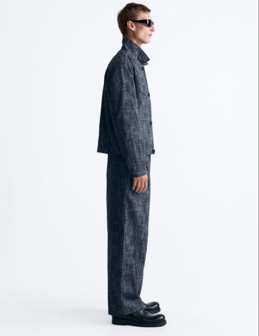 ZARA セットアップ ポケット デニムジャケット