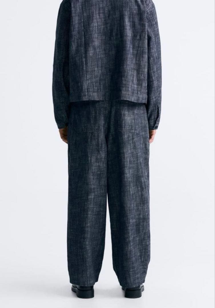 ZARA セットアップ ポケット デニムジャケット