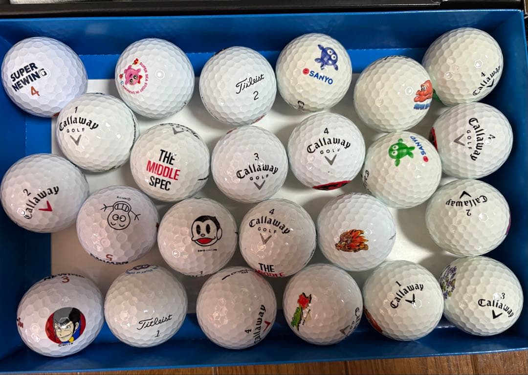 新品 ゴルフボール 65個 パチンコ スロット キャラクター