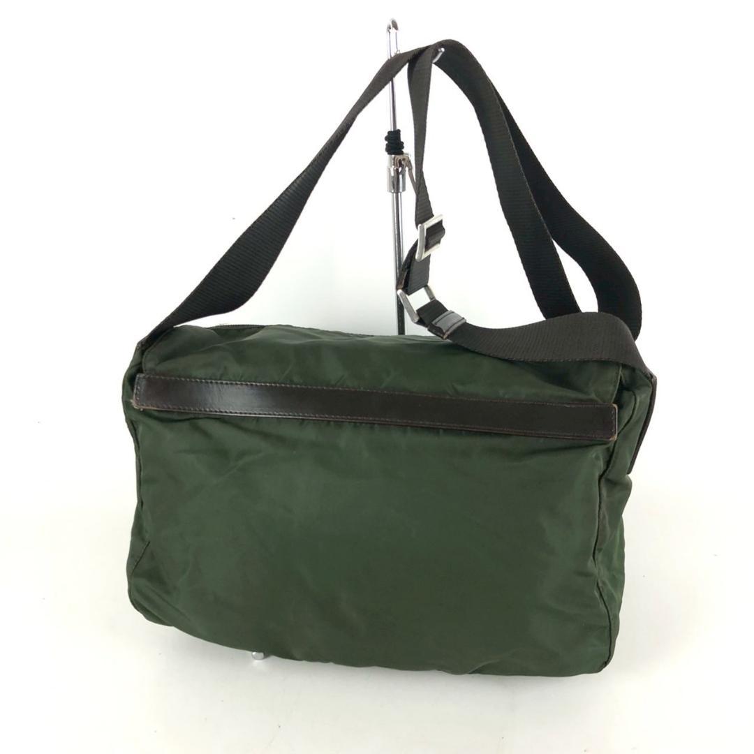 PRADA プラダ ナイロン ショルダーバッグ グリーン レディース ブランド