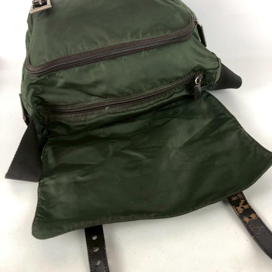 PRADA プラダ ナイロン ショルダーバッグ グリーン レディース ブランド