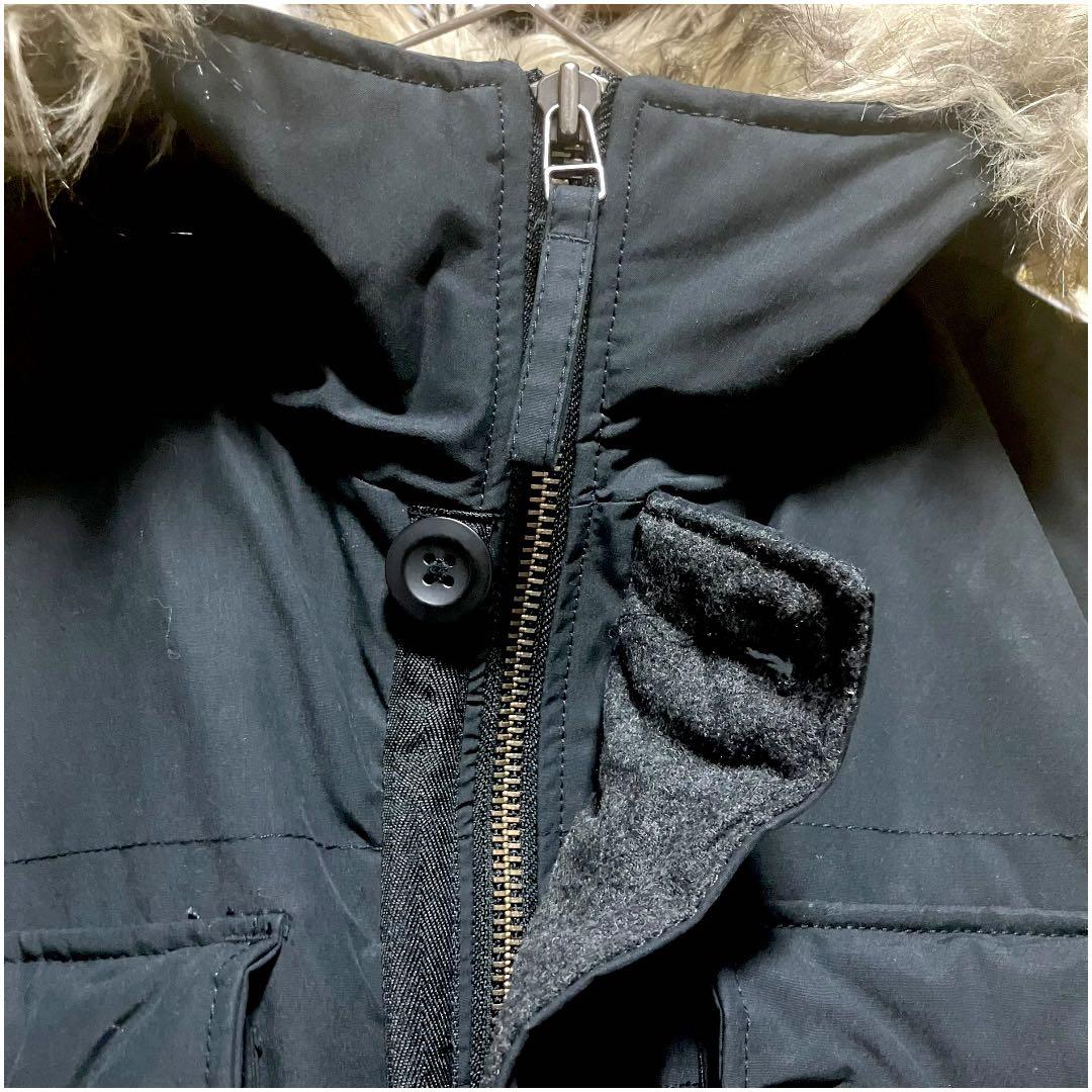 y2k 大きいサイズ　フライトジャケット　ファー　モッズコート　N-3Bアウター