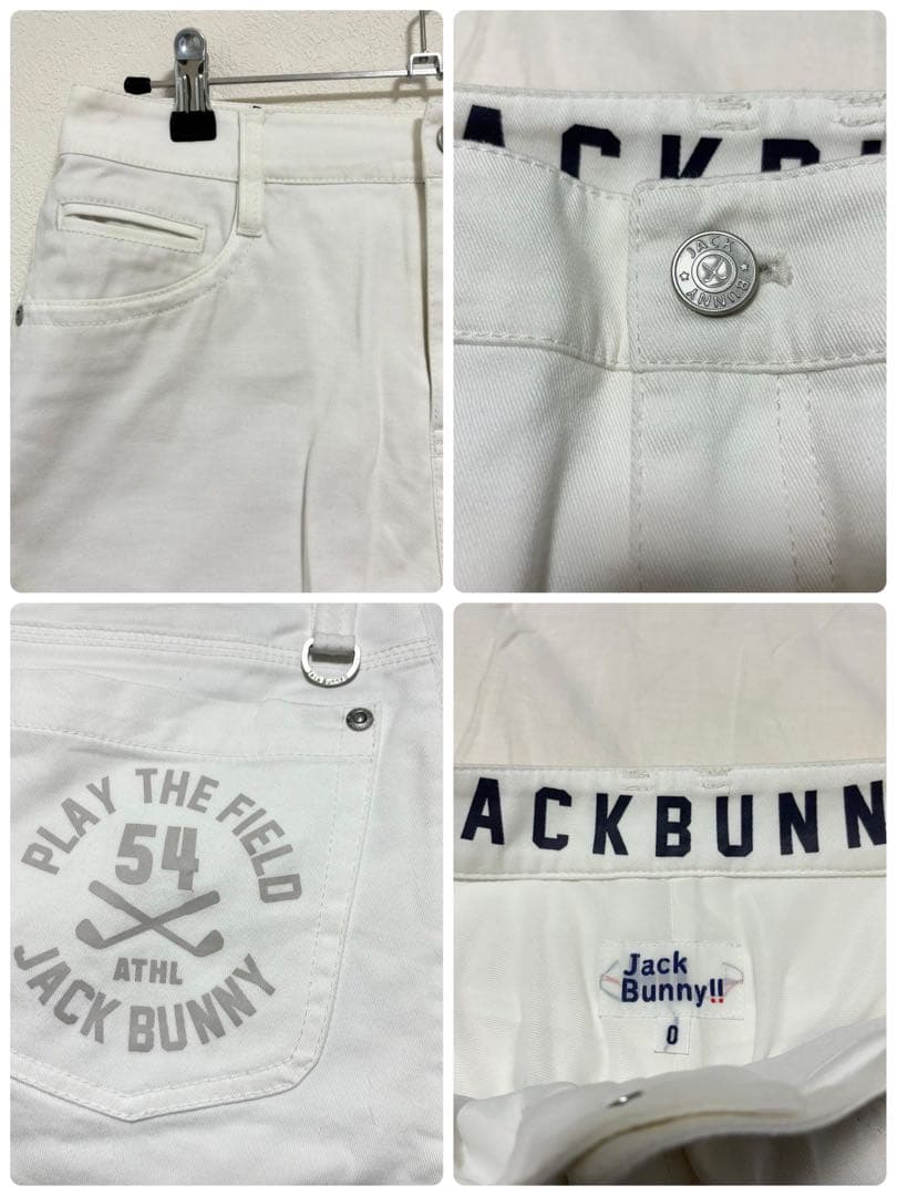 JackBunny!!ゴルフウェアセット ポロシャツ0 ミニスカート0 帽子FR