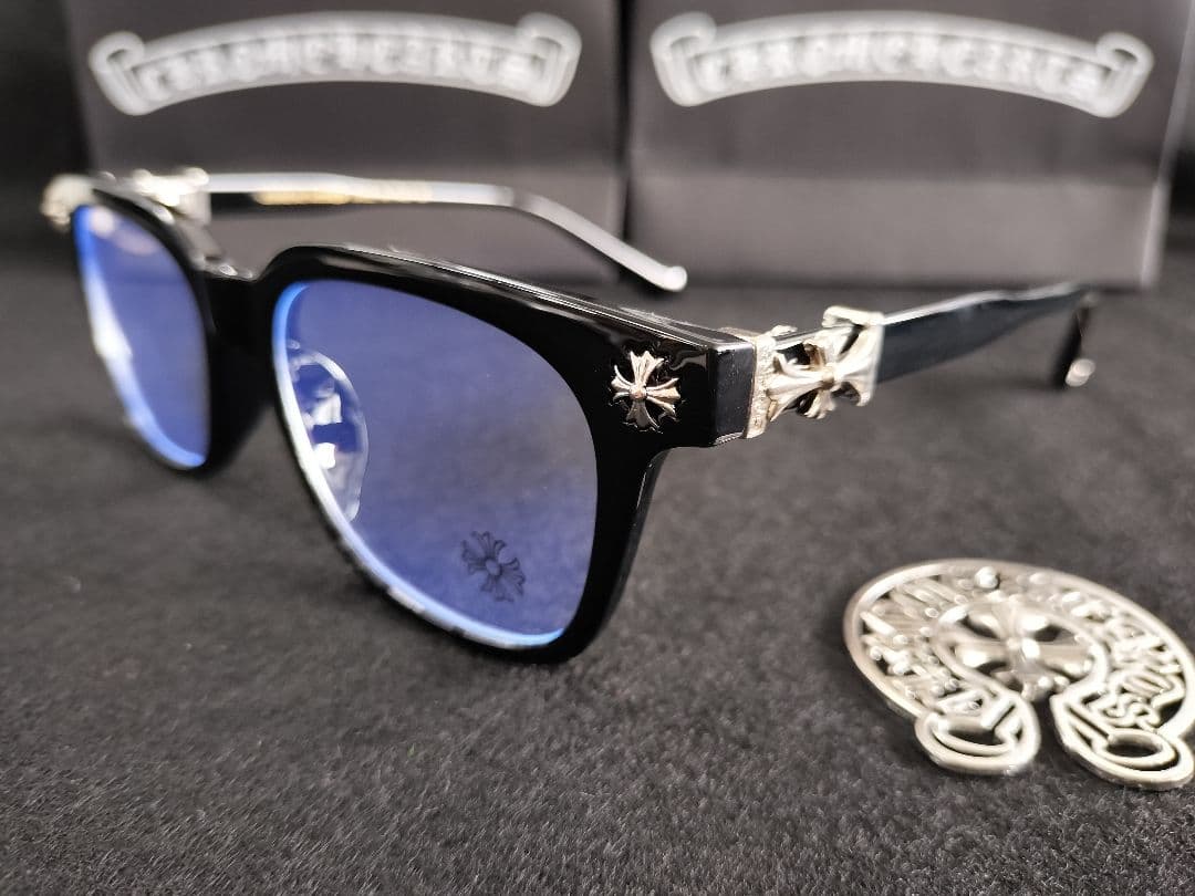 クロムハーツ サングラス メガネ 眼鏡 SKY 伊達 クロス グラデーション