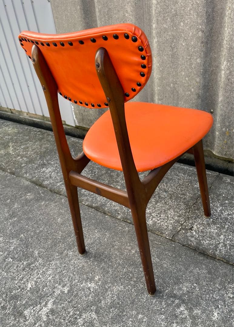 ビンテージ/昭和レトロ/ミッドセンチュリー/ダイニングチェア/チェア/椅子/①