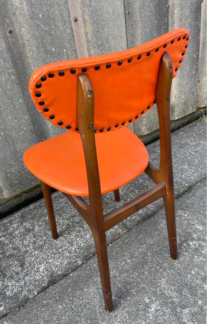 ビンテージ/昭和レトロ/ミッドセンチュリー/ダイニングチェア/チェア/椅子/①