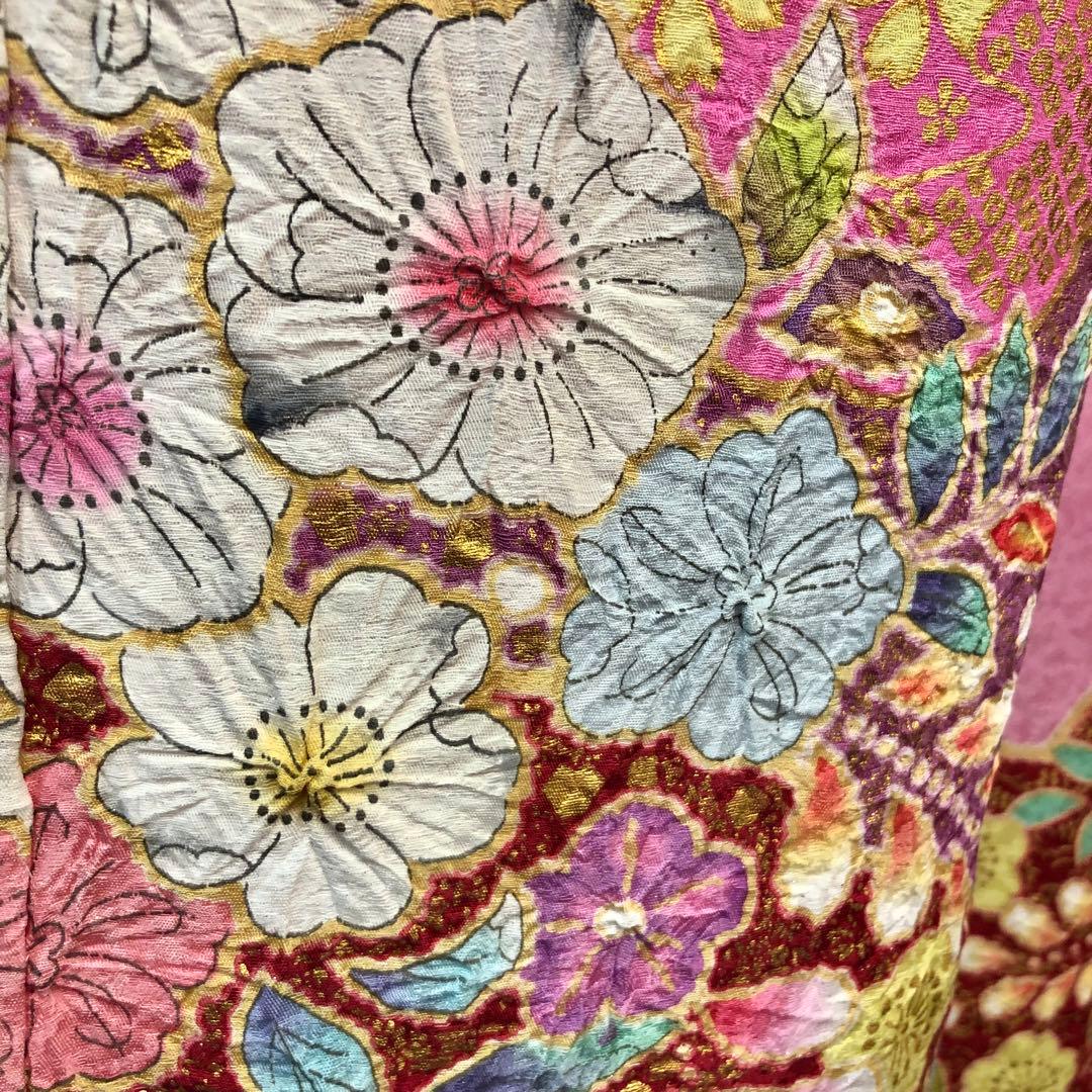 振袖フルセット ■翠山工房■辻ヶ花絞り■新品オーダー仕立て■振袖一式