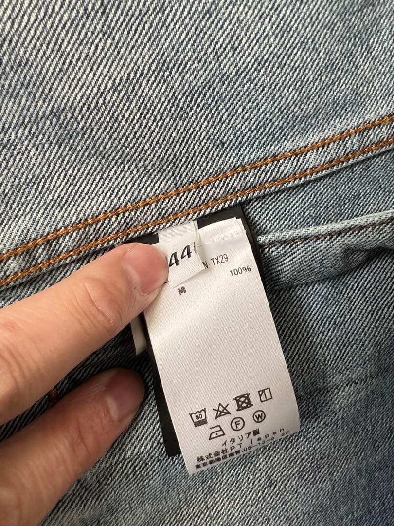 【業界最安値44サイズ】PT TORINO デニムジャケット / Gジャン