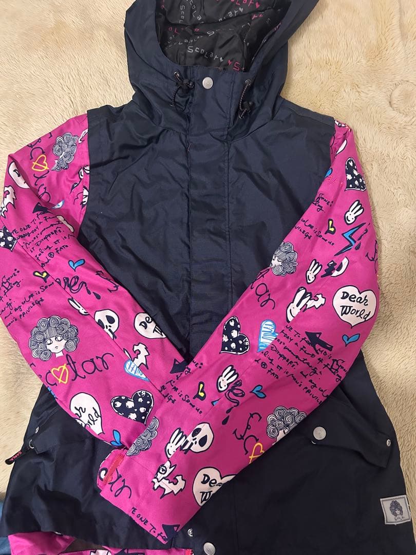 scolar スカラー　スノボ　スノーボード　ウェア ネイビー　ピンク
