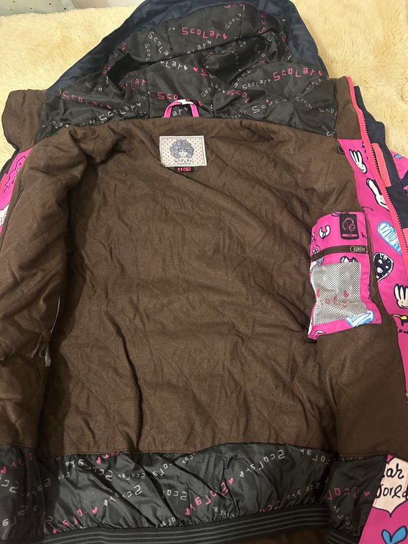 scolar スカラー　スノボ　スノーボード　ウェア ネイビー　ピンク