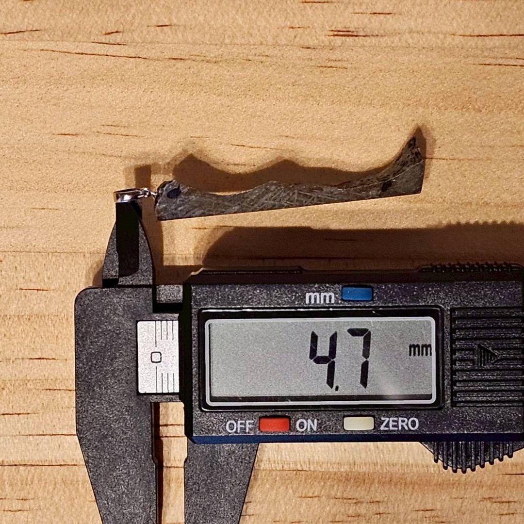 【アキムネ】ギベオン隕石 ペンダントトップのみ【鑑別書付】