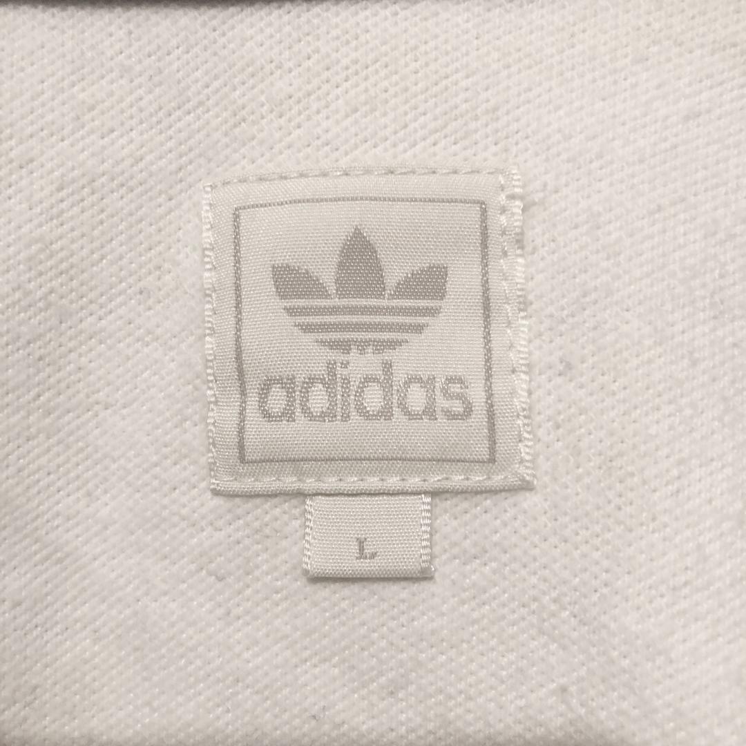 【白黒配色】80~90s adidas アディダス トラックジャケット ホワイト