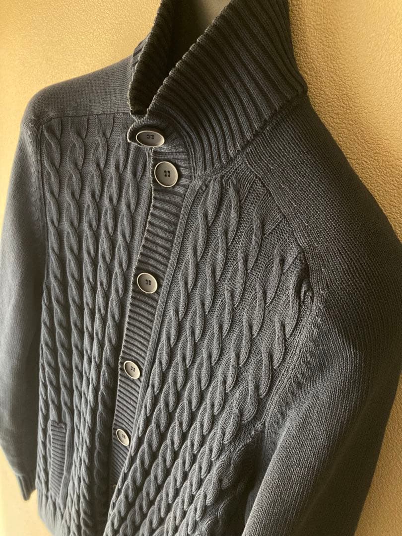 ZANONE コットン CHIOTO キョート ケーブル 後染め ネイビー 46