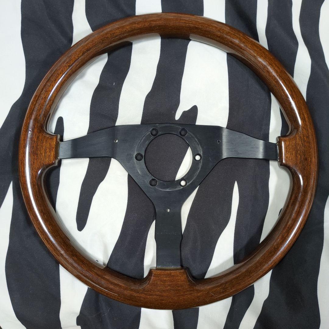AD 3本スポーク ウッドステアリング