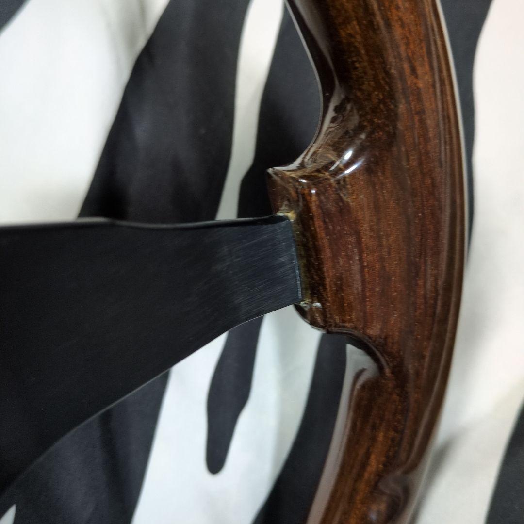 AD 3本スポーク ウッドステアリング