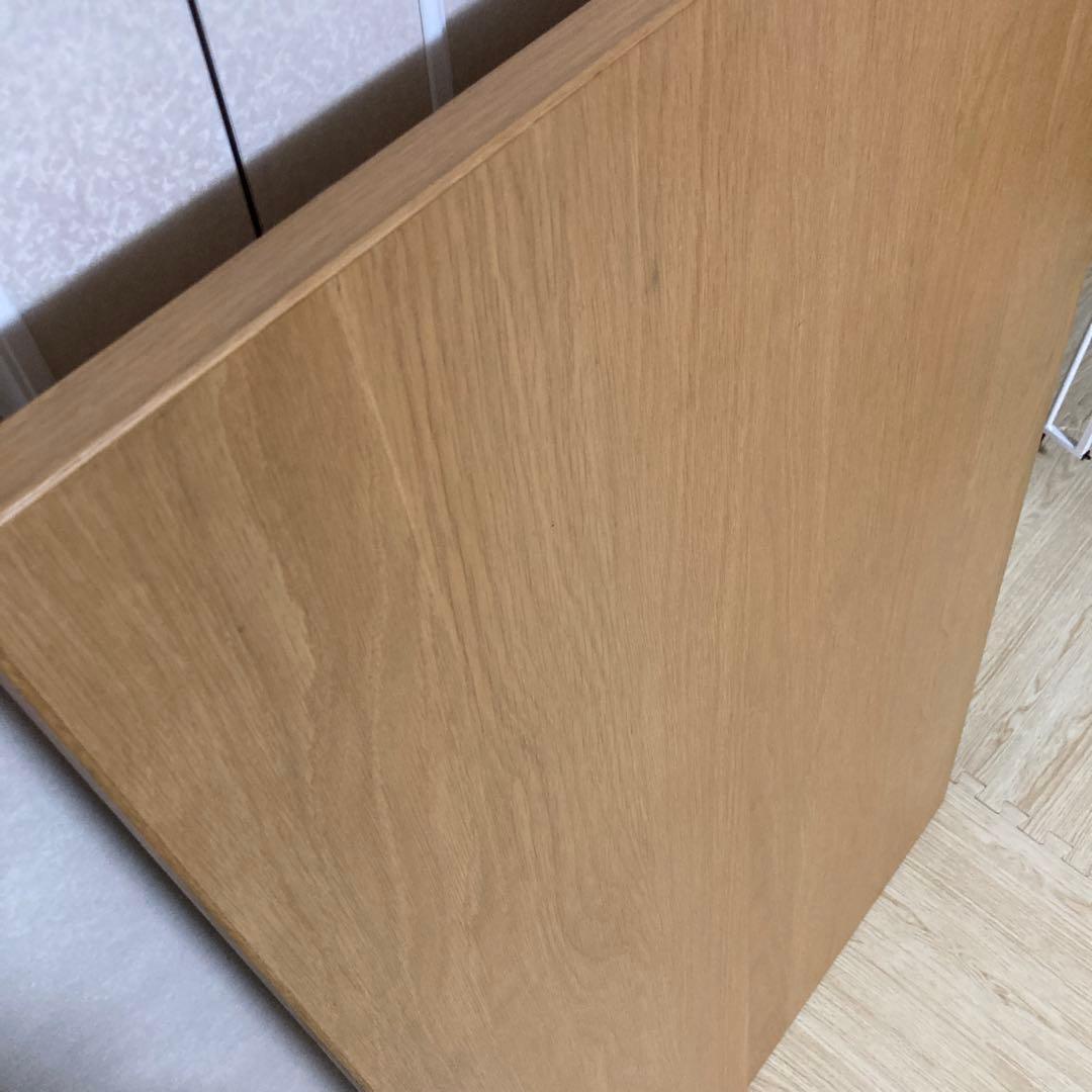 ⭐︎きい⭐︎ 無印良品オーク材折りたたみテーブル　[大阪市中央区］引き取り限定