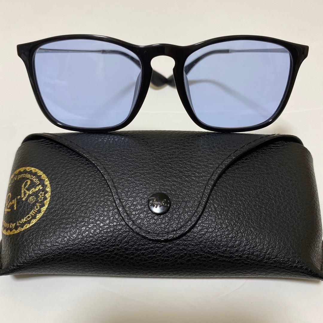 ✨美品 ✨ Ray-Ban サングラス ライトブルー　RB4187-F 601