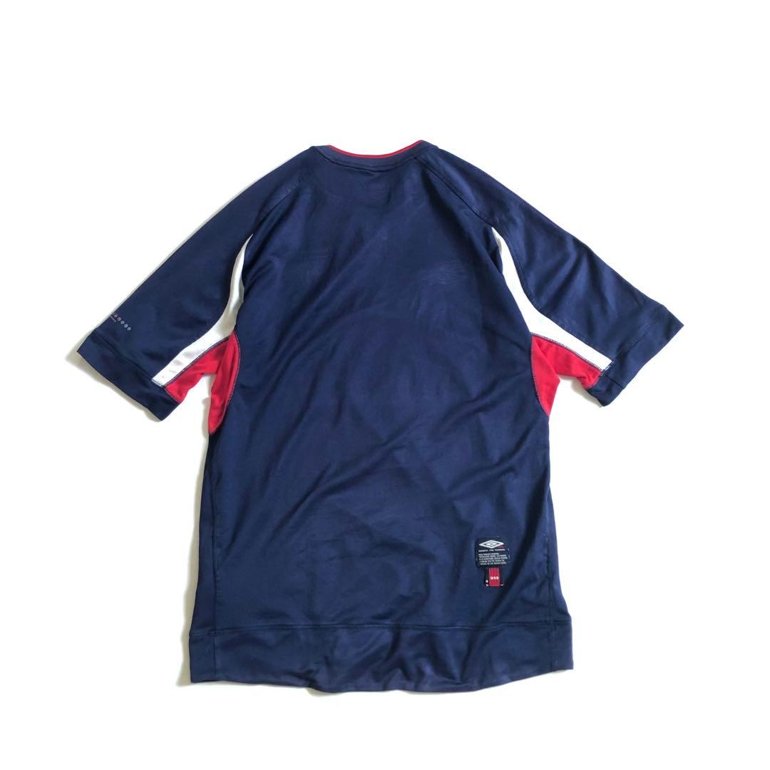 UMBRO 00s サッカー イングランド代表 トレーニング シャツ Vネック