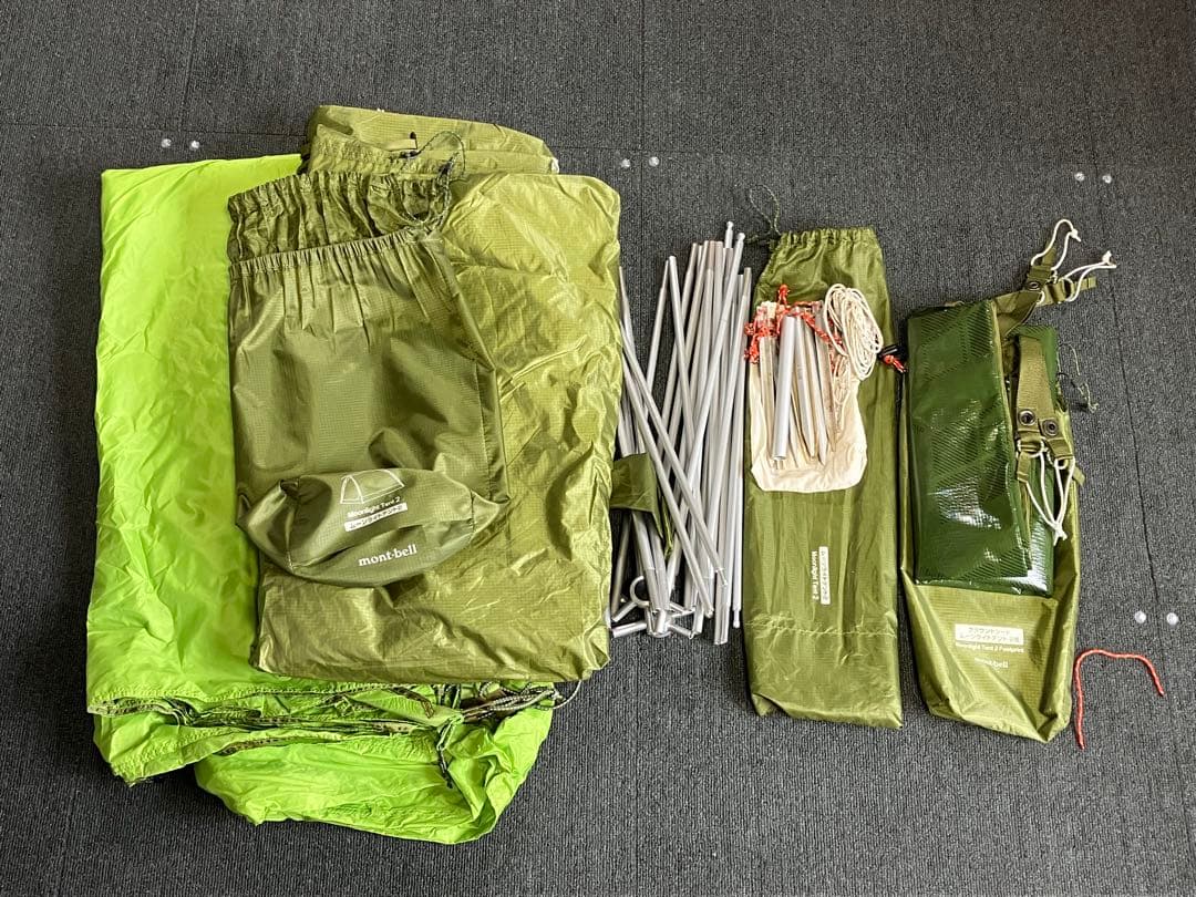 mont-bell ムーンライトテント2（専用グランドシート付き）