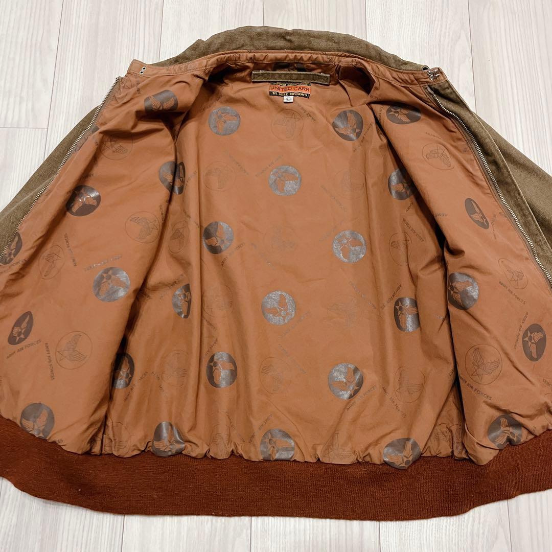 UNITED CARR バズリクソンズ ダック地 A-2 TALON ZIP