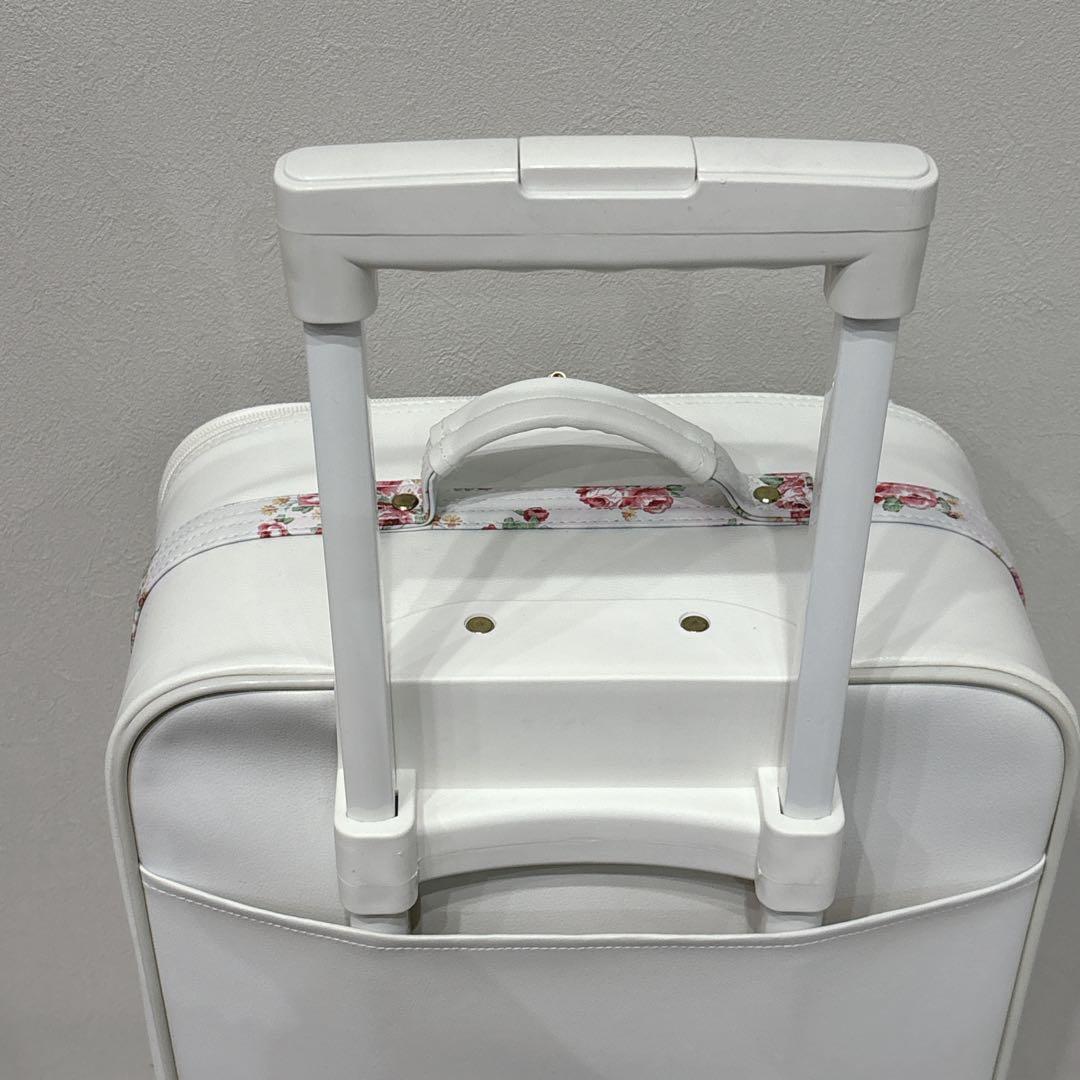 リズリサ LizLisa キャリーケース 花柄 レース フリフリ 地雷系 白