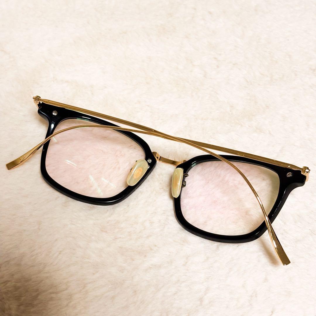 i*5様 【美品】金子眼鏡 VINTAGE KV-40 伊達メガネ ゴールドフレ