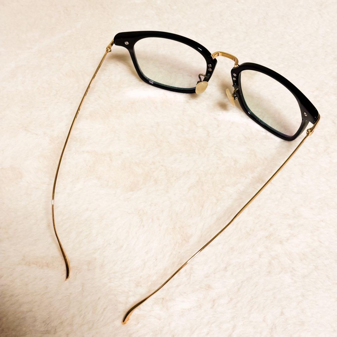 i*5様 【美品】金子眼鏡 VINTAGE KV-40 伊達メガネ ゴールドフレ