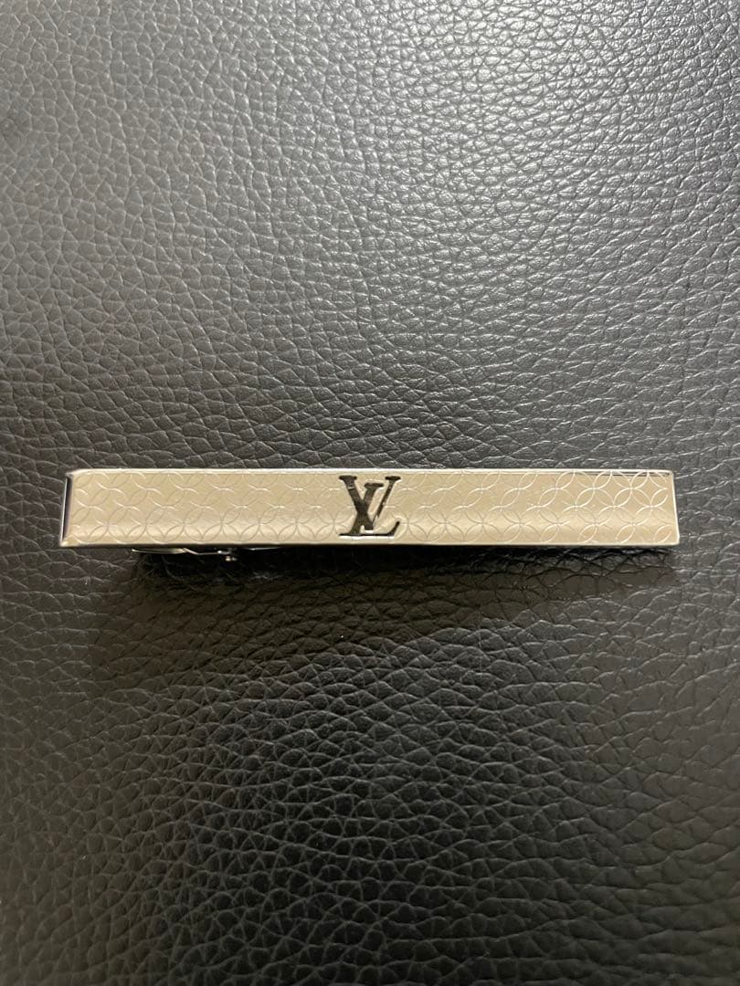 美品　ルイヴィトン パンス クラヴァット シャンゼリゼ ネクタイピン シルバー