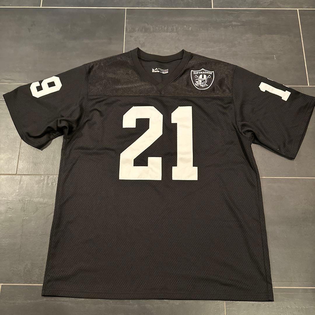 SOFTMACHINE アメリカンフットボールシャツ 21番