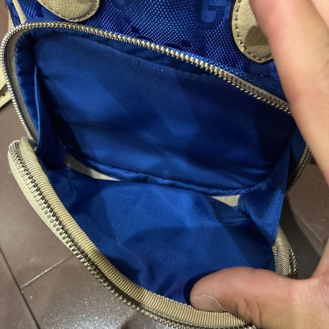 GUCCI ボディバッグ 青　オフザグリッド