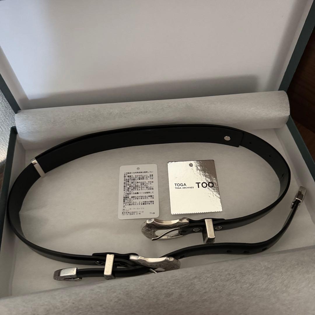 TOGA Double buckle belt ダブルバックル ベルト